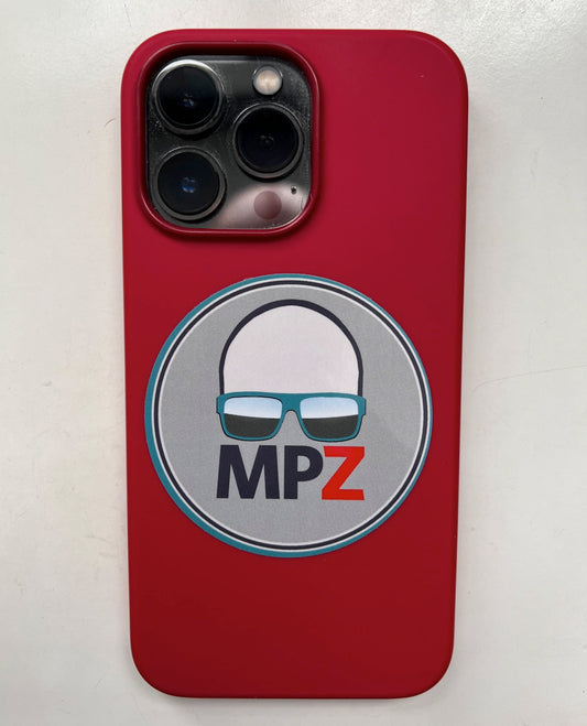 Mr. PopZit Circle Logo Sticker
